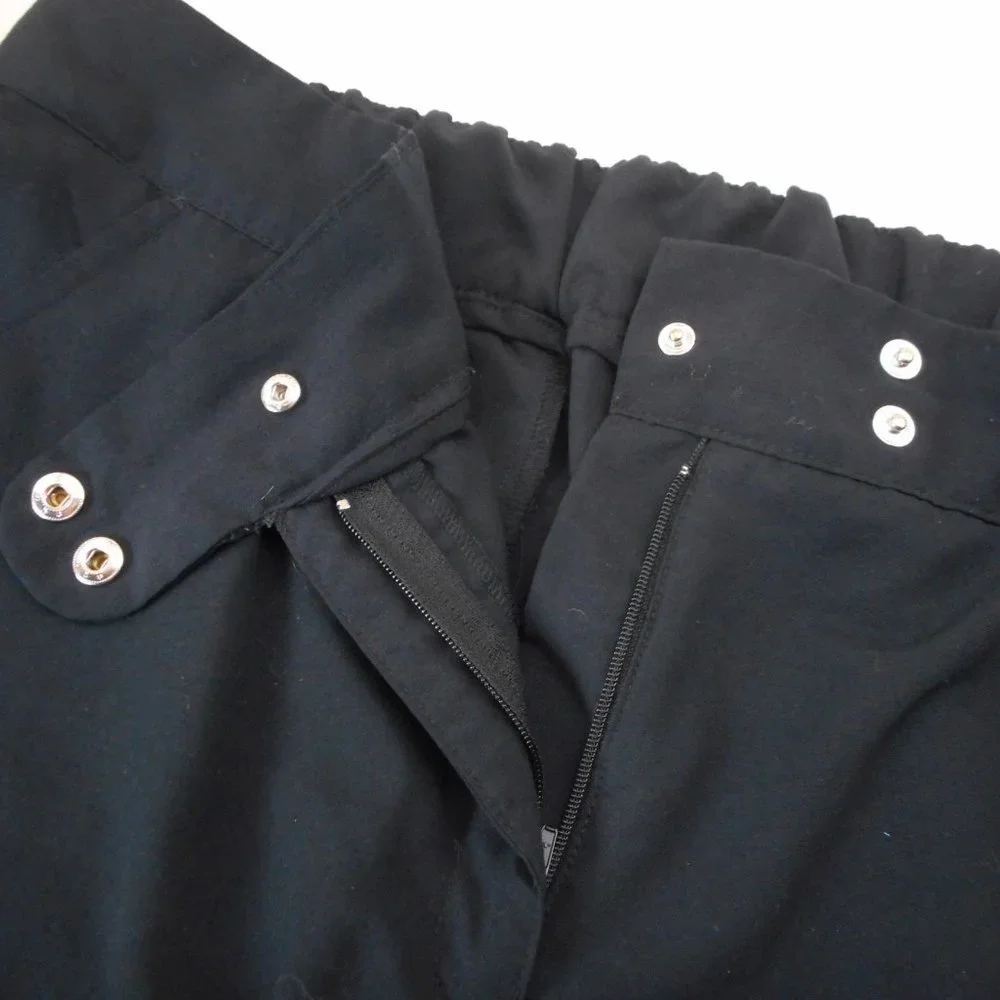 Adidas Dress Golf Shorts Men's Size L Black w/ Slash Pockets, Back Zip Pocket